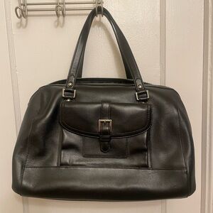 Rare Coach|| Charlie Convertible Crossbody Large Satchel, with Strap in Black